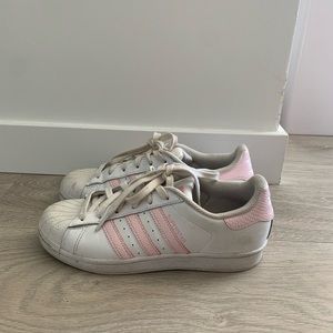 Pink Adidas Superstar sneakers Size UK 4.5